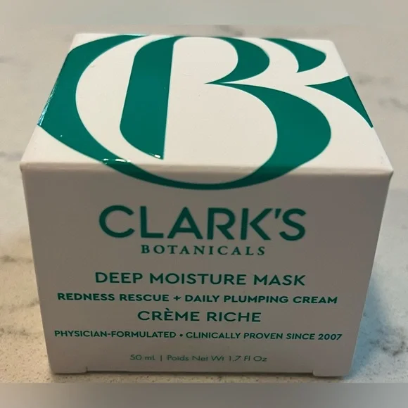 Clark's Botanicals Deep Moisture Mask Full Size Sealed New in Box - Picture 7 of 8